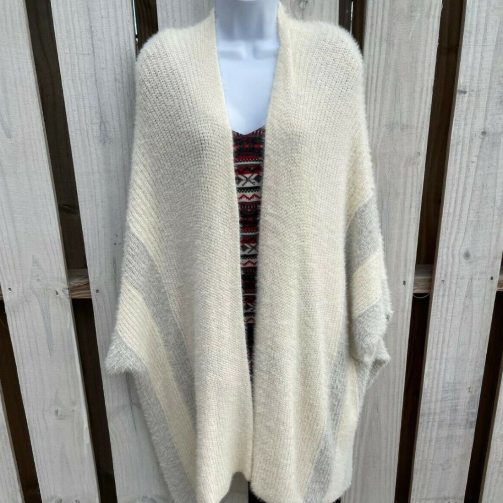 Anthropologie Saturday Sunday Cozy Knit Wrap Cardigan Sweater